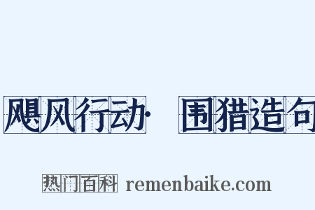 飓风行动·围猎造句是什么意思的图片